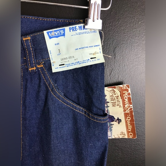 New Vintage LEVI’S PlowBoy Denim Jeans High Rise Waisted Deadstock Junior Mom - Picture 5 of 16